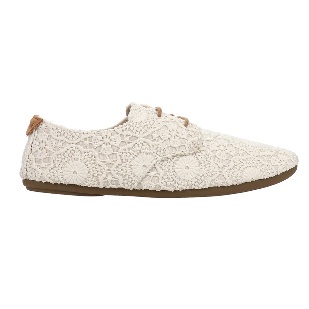Sanuk Bianca Crochet Lace Up Женские белые туфли на плоской подошве в стиле кэжуал 1015892-WOTM 2990₽