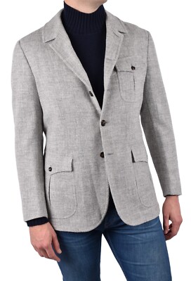 NWT $3100 STILE LATINO Tripoli jacket alpaca polyamid EU 54 US 44