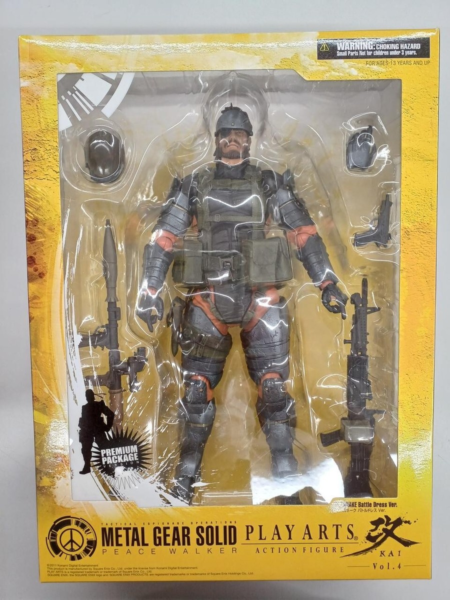 L GEAR SOLID PEACE WALKER PLAY ARTS改 Vol.4 スネーク バトルドレスバージョン(PVC塗装済みアクションフィギュア) Amazon.co.jp: METAL GEAR SOLID PEACE WALKER PLAY ARTS改 Vol
