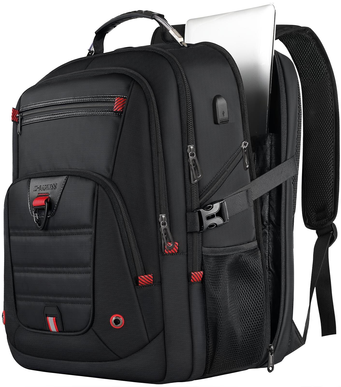 Extra Large 50L Anti-Theft TSA Backpack Fits 17.3 Inch Laptop