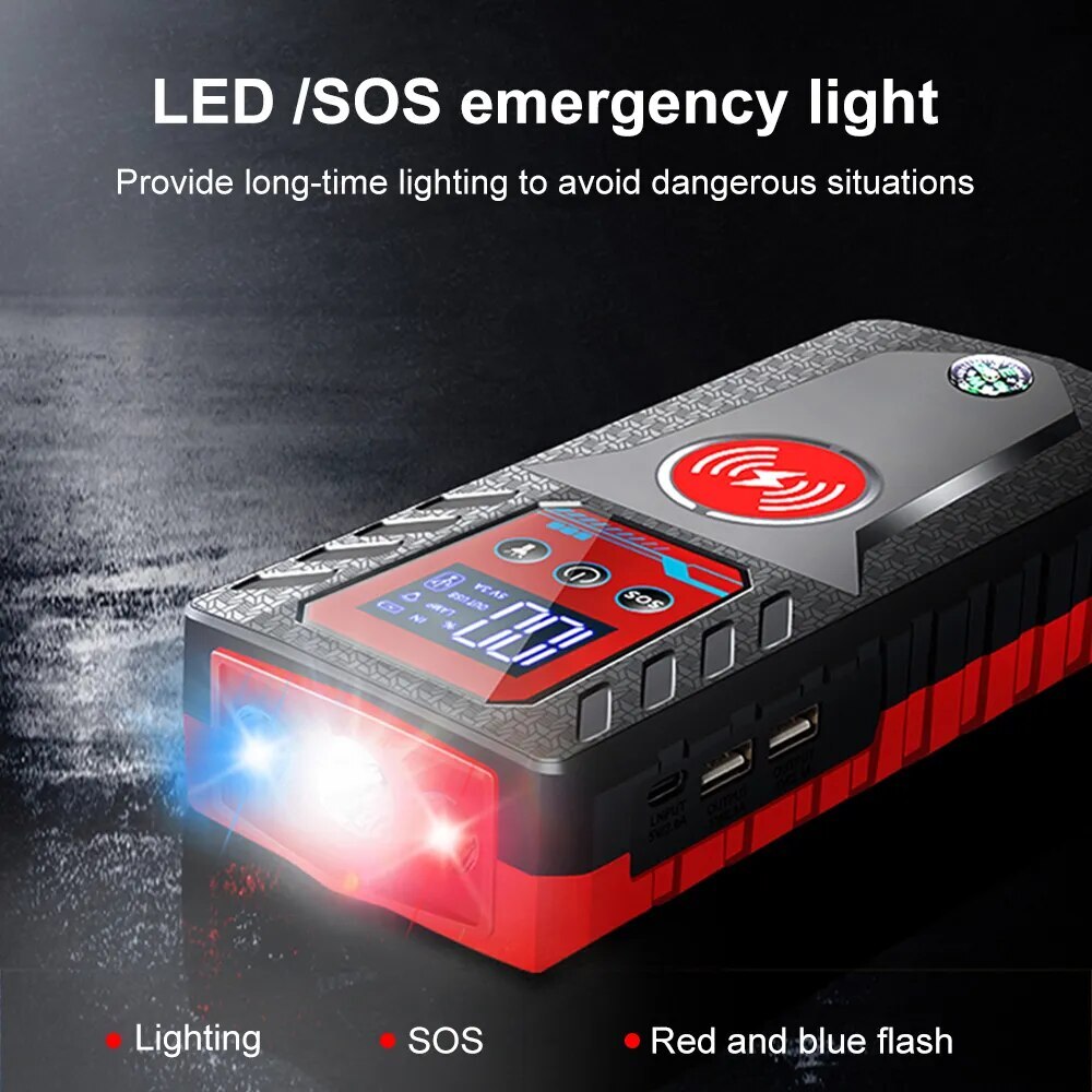 TOPDON Power Bank JS1500, 1500 A 12 V Booster Di Avviamento