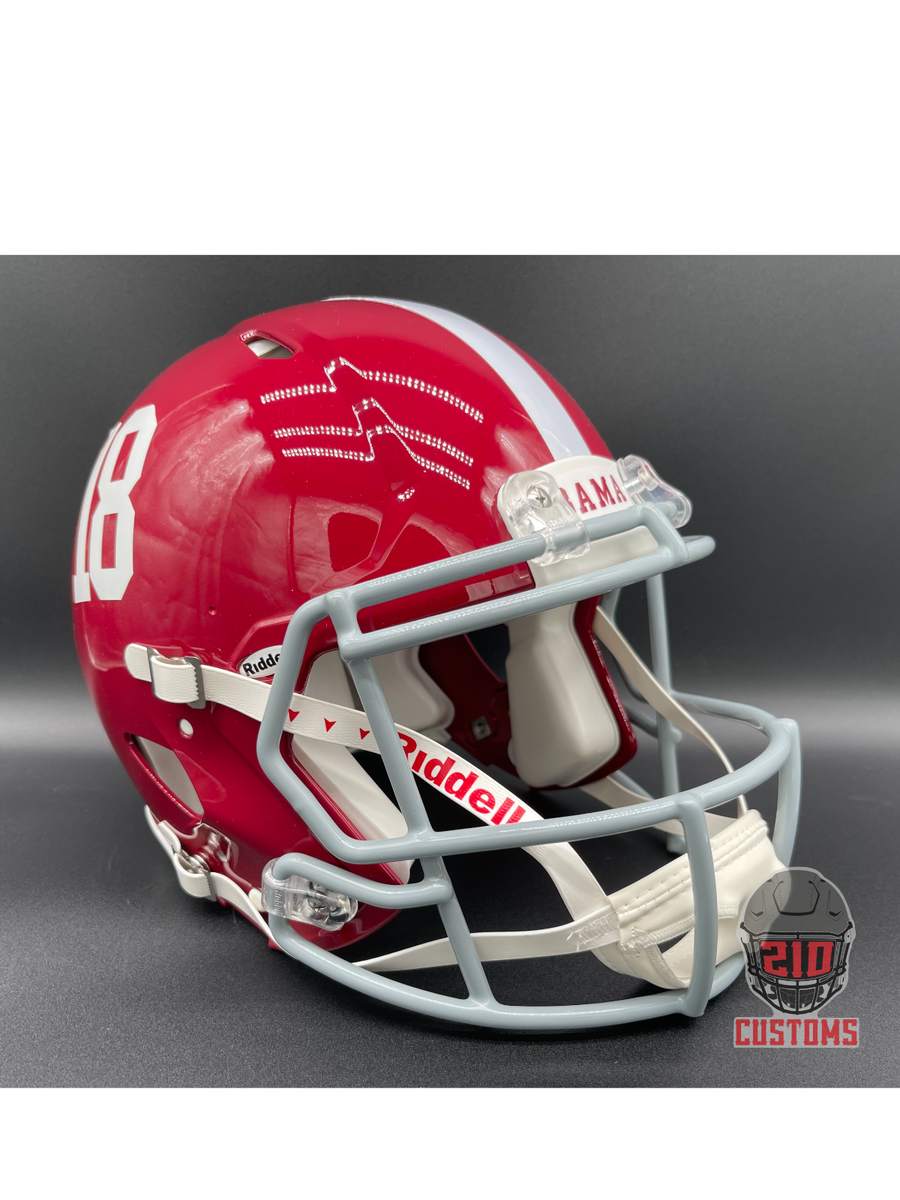 ALABAMA CRIMSON TIDE NCAA Riddell SPEED Full Size Authentic Football Helmet  #18