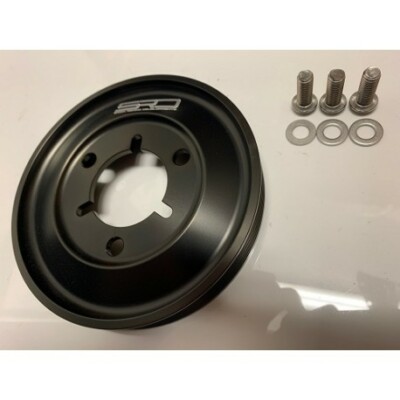 Spoox Peugeot 106 GTi Ultralight Billet Alloy Bottom Pulley - Std Diam - Black