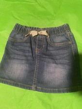 Girls Osh Kosh B  Gosh Denim Skirt Attached Size 5