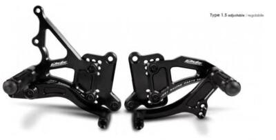 PEY72 00 KIT REARSETS VALTERMOTO Tipo 1.5 YAMAHA FZ8 / Fazer 10 -15