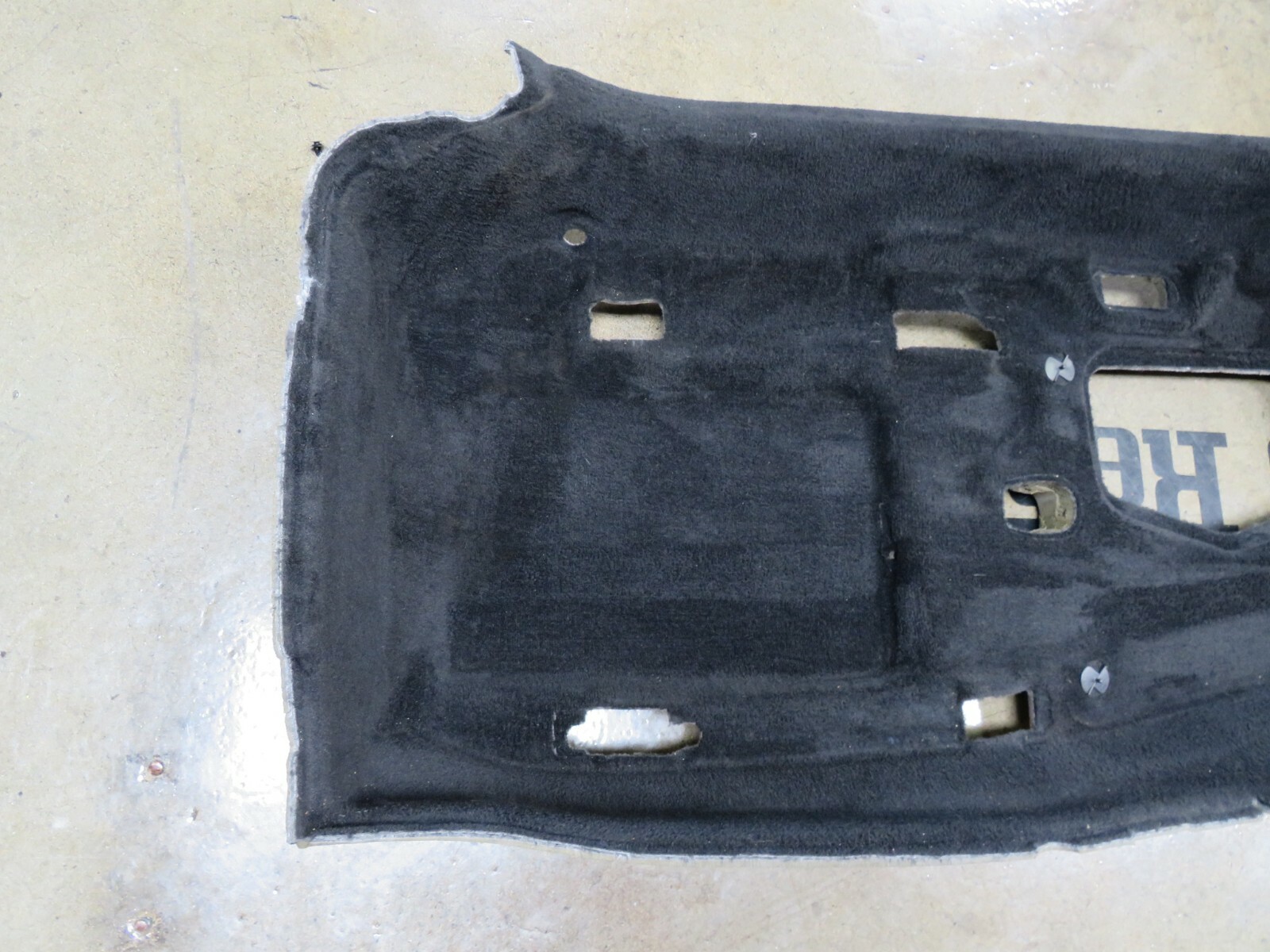 Ferrari California, LH, Left Front Carpet, Black, Used, P/N 810699