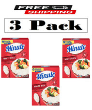 Minute Instant Light and Fluffy White Rice   72 oz. 3 Pack