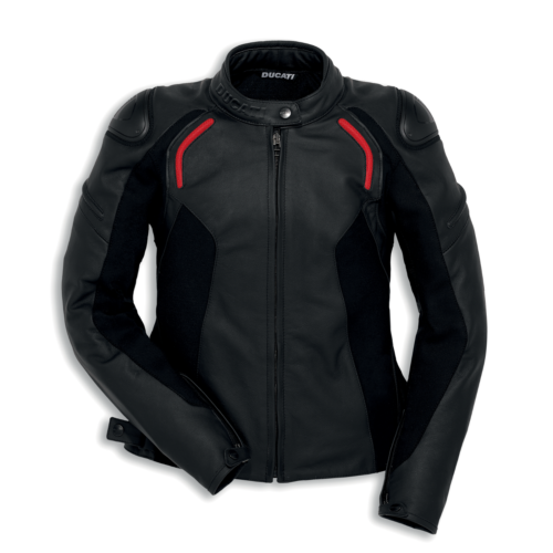 New Dainese Ducati Stealth C2 Leather Jacket Women's EU 46 Black #981032046 - Picture 1 of 2