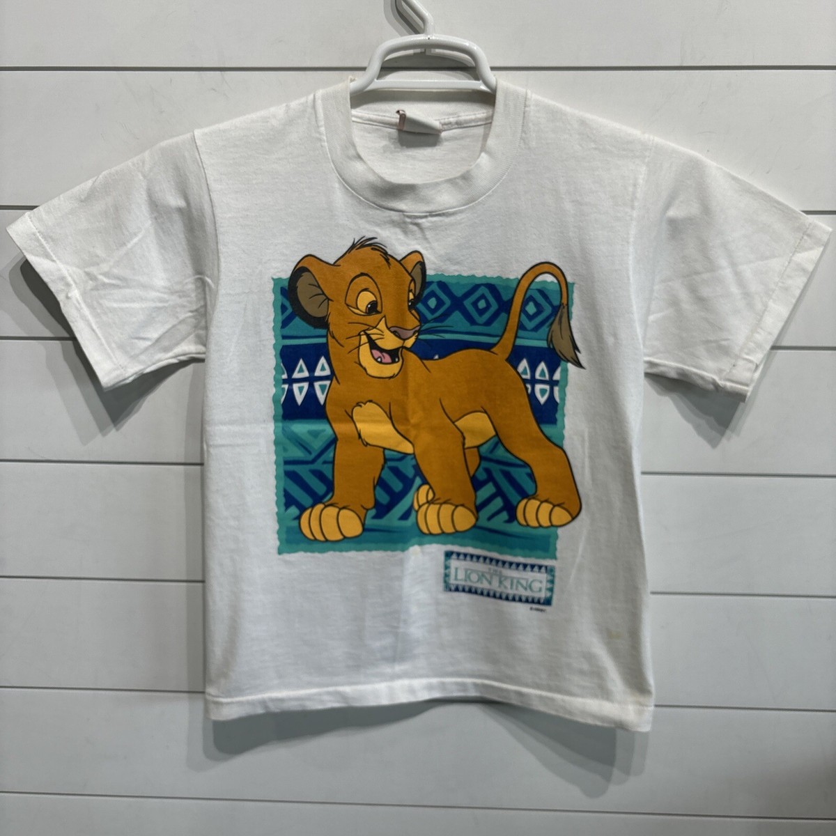 Vtg The Lion King Disney Simba Movie 90s Youth Size XL Single