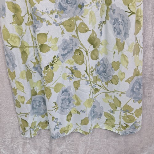 Vintage Norton Studio Dress Xtra Large Linen Blend Blue Floral Shift Cottagecore - Picture 13 of 18