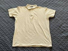 Saddlebred Performance Polo Shirt Men's Size L Color Yellow Short Sleeve. C10
