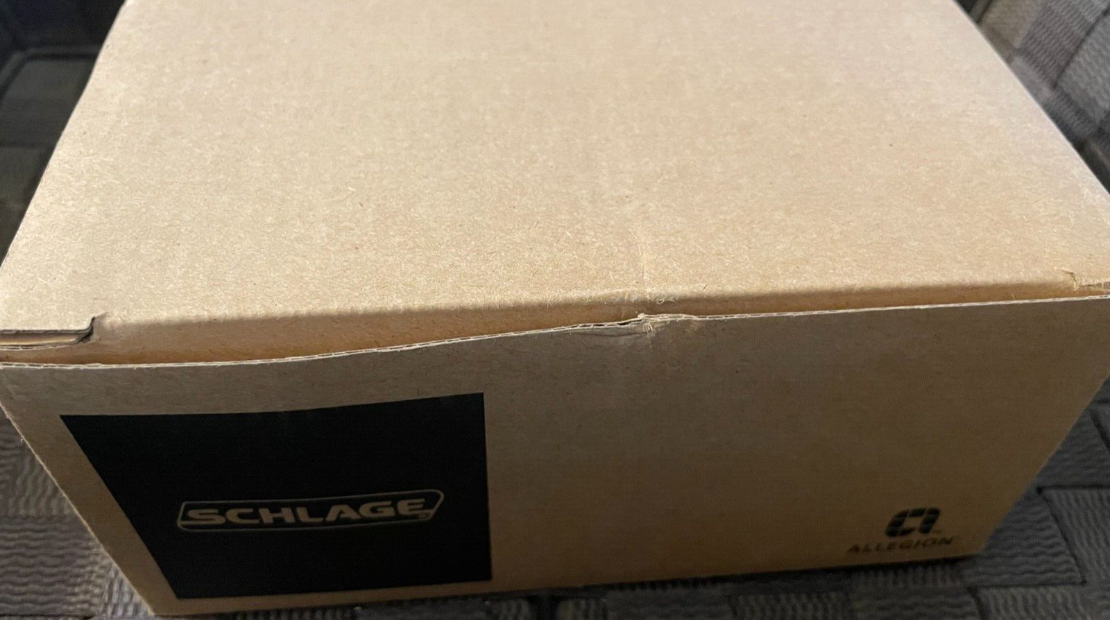 Schlage J10-TOR Torino Passage Door Lever Set - Satin Nickle