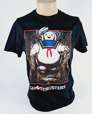 Ghostbusters Stay Puft Marshmallow Man Black T-Shirt - Size Medium - NWT New