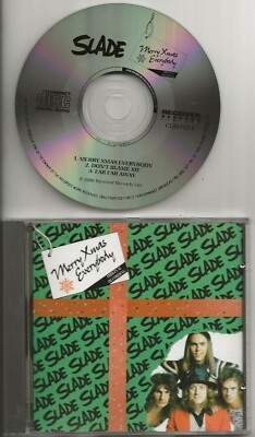 SLADE MERRY XMAS EVERYBODY 1989 3-TRACK CD SINGLE FROM UK, MINT CONDITION