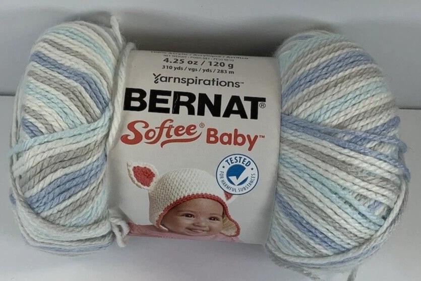 Bernat Softee Baby Yarn - Ombres-Blue Flannel