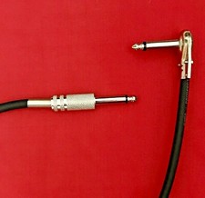 CAVO AUDIO MONO DA JACK DRITTO A ANGOLO 90 6,35 MM  1 2 3 5 7 10 15 O 20 M METRI