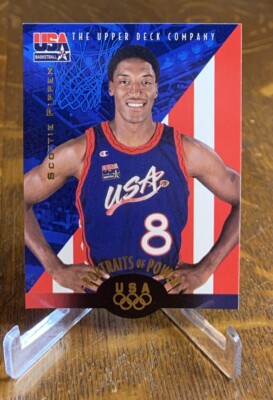 1996 Upper Deck USA Basketball Scottie Pippen Die Cut #55 Olympic
