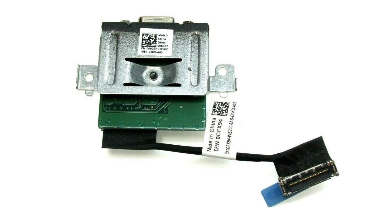 New Dell OEM Wyse 5070 Thin Client VGA Board w Bracket Cable
