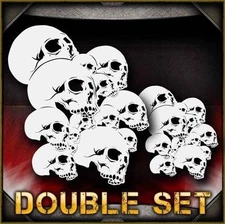 Skull Background 9 Airbrush Stencil Template Airsick