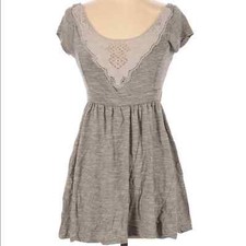 Urban Outfitters Pins & Needles Gray Lace Dress