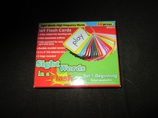 Edupress Sight Words in a Flash Learning System: Set 1, Beginning Grades K - 1