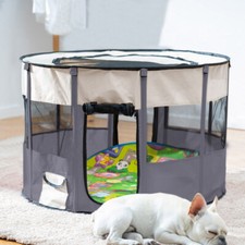Foldable Pet Tent Dog Cat Pet Kitten Puppy Delivery Room Travel Play Pen Tent