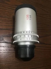 Angenieux 135mm T3.6 PL Mount Rehoused Scale in Feet