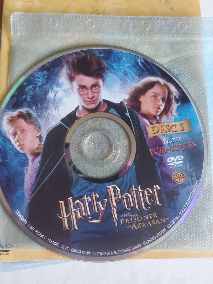 Harry Potter and the Prisoner of Azkaban Loose Disc DVD Warner Bros. - Image 2 of 4
