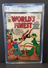WORLD'S FINEST #117 (1961) CGC 7.0 OW PAGES BATWOMAN BATMAN RARE IN HIGH GRADE