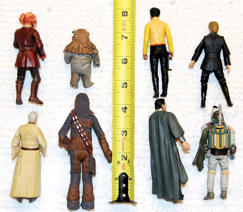 8 figuras de acción de Star Wars 3,75" - incluyendo Chief Chirpa, Plo Koon, Bail Organa Foto 2 de 2