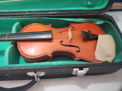 Small Cremona Fecit Anno Domini 19 Violin And Bow With Case | eBay