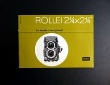 Rollei 2 1/4 x 2 1/4" 'its assets - and yours' Guide Booklet