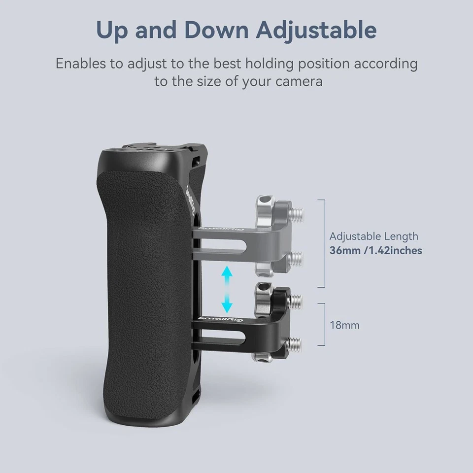 SmallRig Camera Side Handle Left or Right Handgrip with 1/4"-20 for Camera Cages - Image 2 of 4