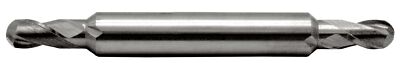 1/2'' Ball Nose End Mill, Double-End, HSS, 2-Flute, 1/2'' Shank, by MDX