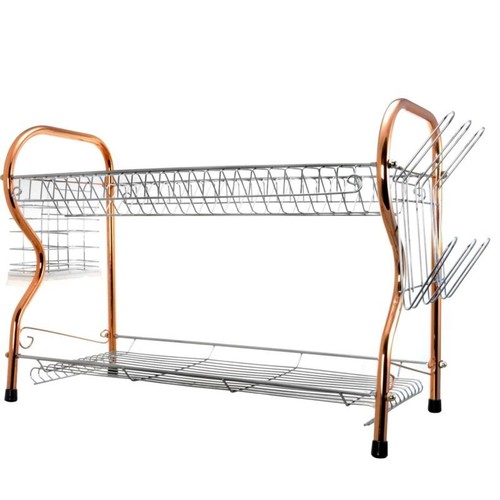 Better Chef 2 niveles 16 pulgadas Estante para platos cromado en cobre