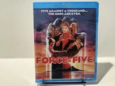 Force Five New Sealed Blu-Ray 1981 Scorpion Releasing Martial Arts Benny The Jet