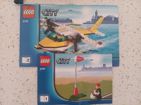LEGO City / Town / Harbor - Seaplane #3178 - 100% complete 