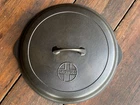 Griswold Cast Iron #10 Button Logo Skillet Lid