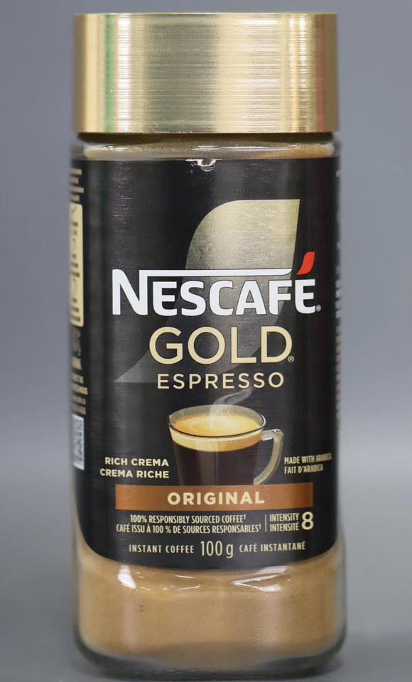 NESCAFÉ Gold Espresso Instant Coffee 100 g Jar(Imported from Canada pack of 2) - Image 4 of 4