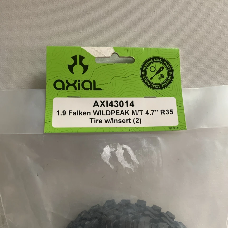 Axial 1.9 Fallen Wildpeak M/T 4.7” R35 Tire W/Inserts AXI43014 NEW - Image 2 of 4