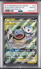 2019 POKEMON SUN & MOON COSMIC ECLIPSE FULL ART/BLASTOISE & PIPLUP GX PSA 10