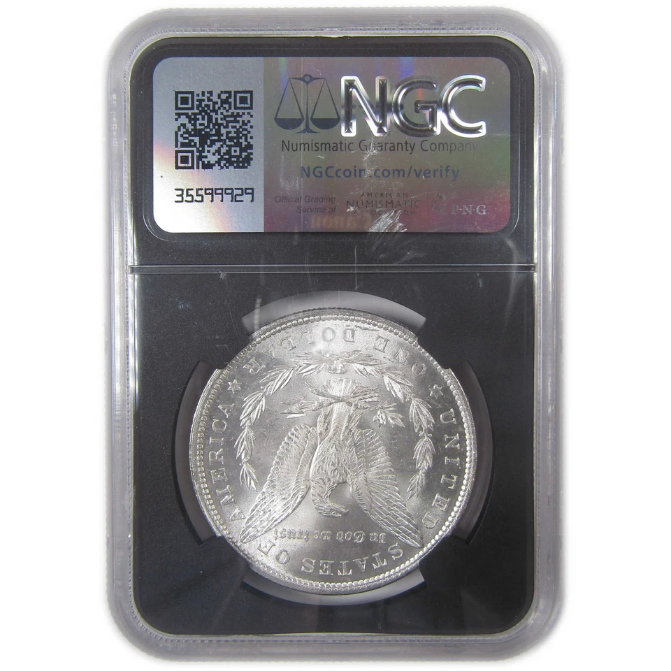 1879 Morgan Dollar MS 64 NGC Silver Original Bag Fragment SKU:I17425 - Image 2 of 4