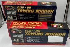 Cipa Universal Towing Mirror Set Of 2 Black 11950 For Rv Boat Towing New