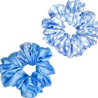 Lilly Pulitzer Large Hair Scrunchie Set Soleil 2 It On Me And Frenchie Blue NWT — photo 1