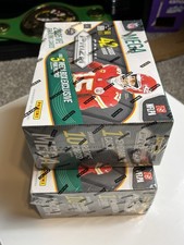 Lot Of 2 2025 Panini Prizm Football Mega Box Neon Green Pulsar Manga/Color Blast