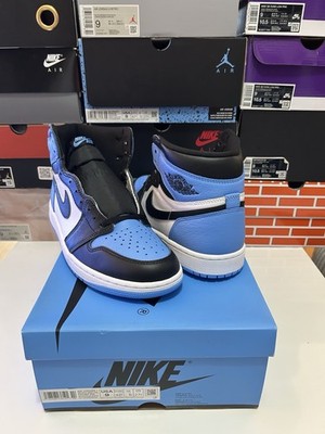 Nike Air Jordan 1 Retro High OG University Blue UNC Toe - EU 42.5 / US 9 / UK 8