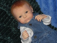 Reborn Cutie Nick by Daniela Havlova, 19" 4 Lbs. 9 Oz. COA