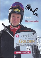 Luca HÄMMERLE - Austria, złoty czerwiec WM 2006 snowboard, oryginalny autograf!