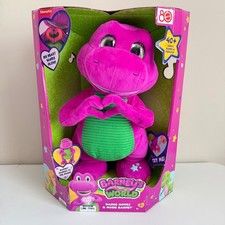 Mattel Barney Plush Animated Toy Barney's World Dance Moves  Music NEW