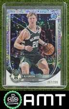 AJ Green 2025-26 Bowman 267/299 Chrome Speckle Refractor Bucks